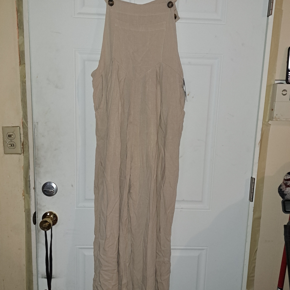 Stylish Tan Jumpsuit